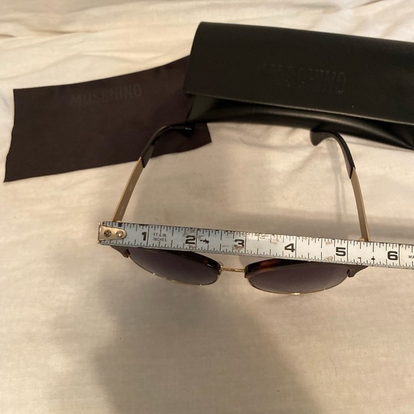 Moschino sunglasses black / gold/ Tortoiseshell - Picture 6 of 14
